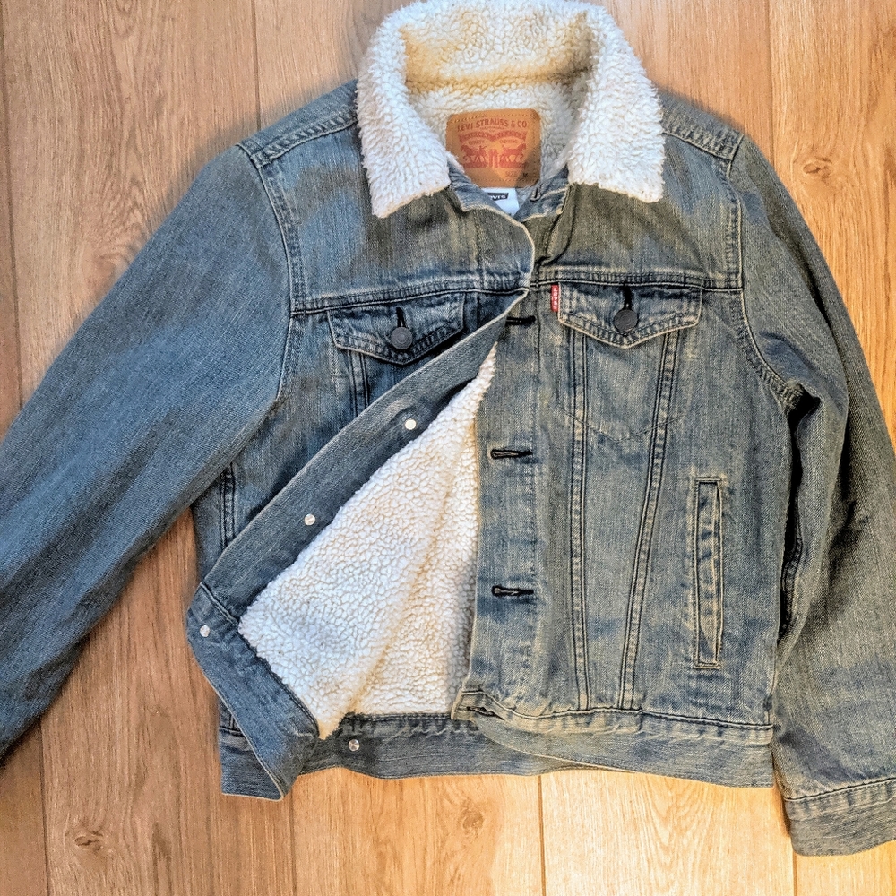 Levi's Sherpa Trucker Denim Jacket